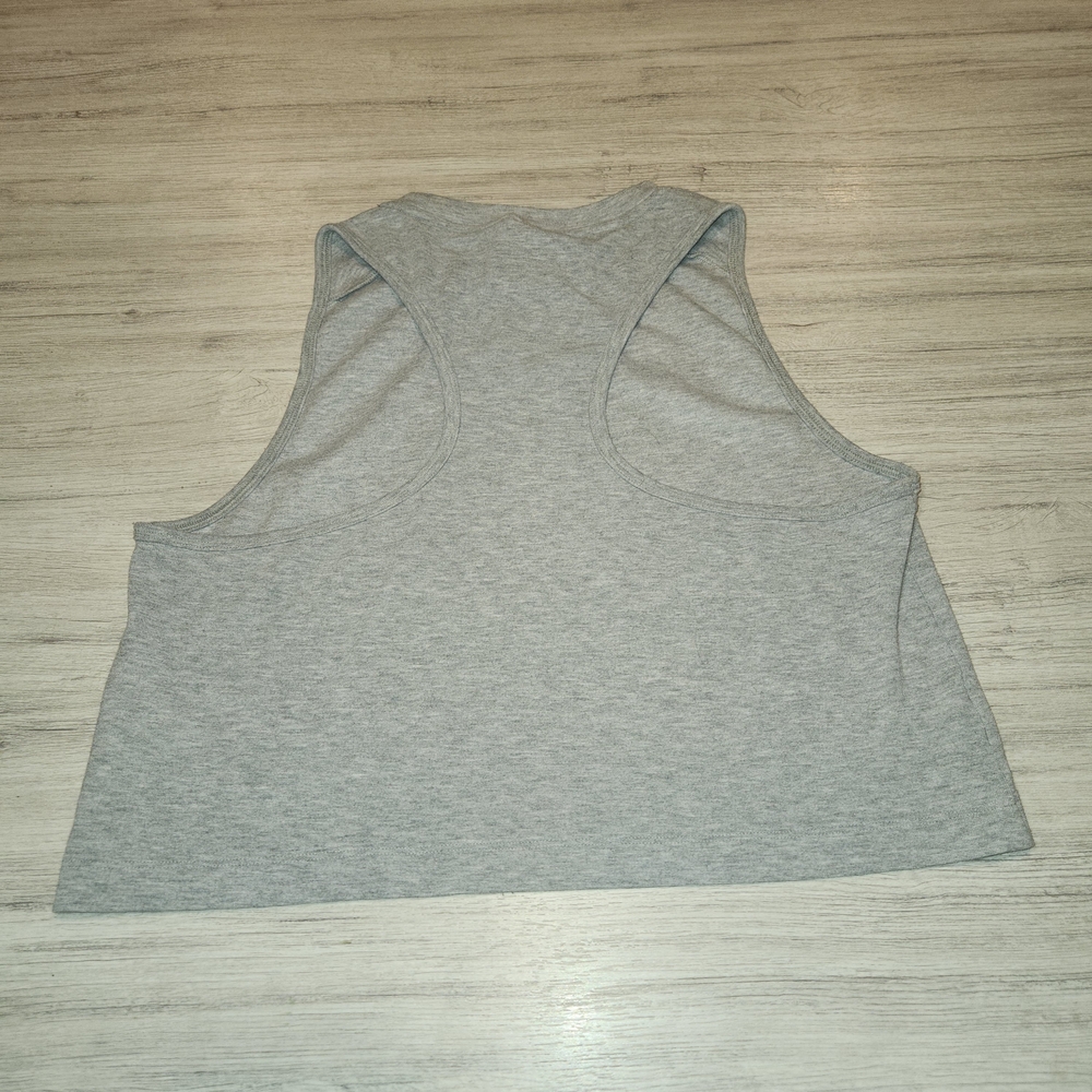 Adidas Cropper Razerback Tank Top Gray Women's Size Small A2 - Picture 5 of 5